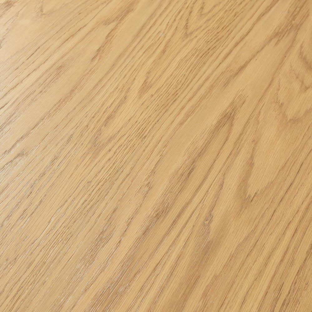 46" Natural Solid Wood Pedestal Base Round Top Dining Table