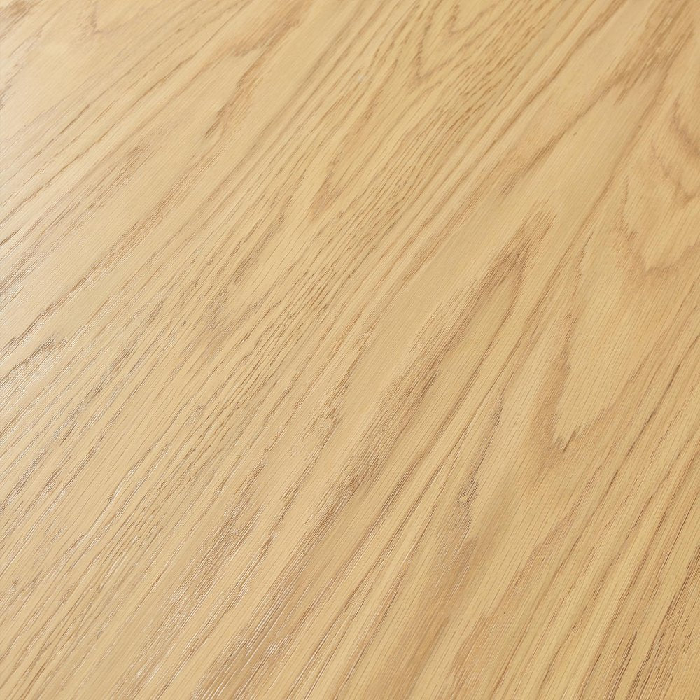 52" Natural Solid Wood Pedestal Base Round Top Dining Table