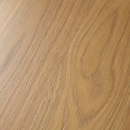79" Natural Solid Wood Double Pedestal Base Dining Table