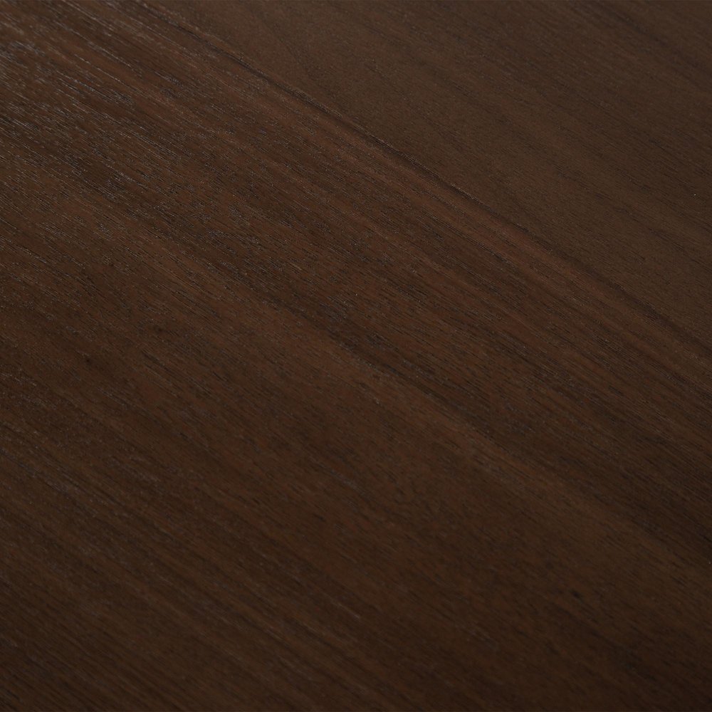 67" Walnut Wood Double Pedestal Base Oval Dining Table