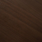 67" Walnut Wood Double Pedestal Base Oval Dining Table