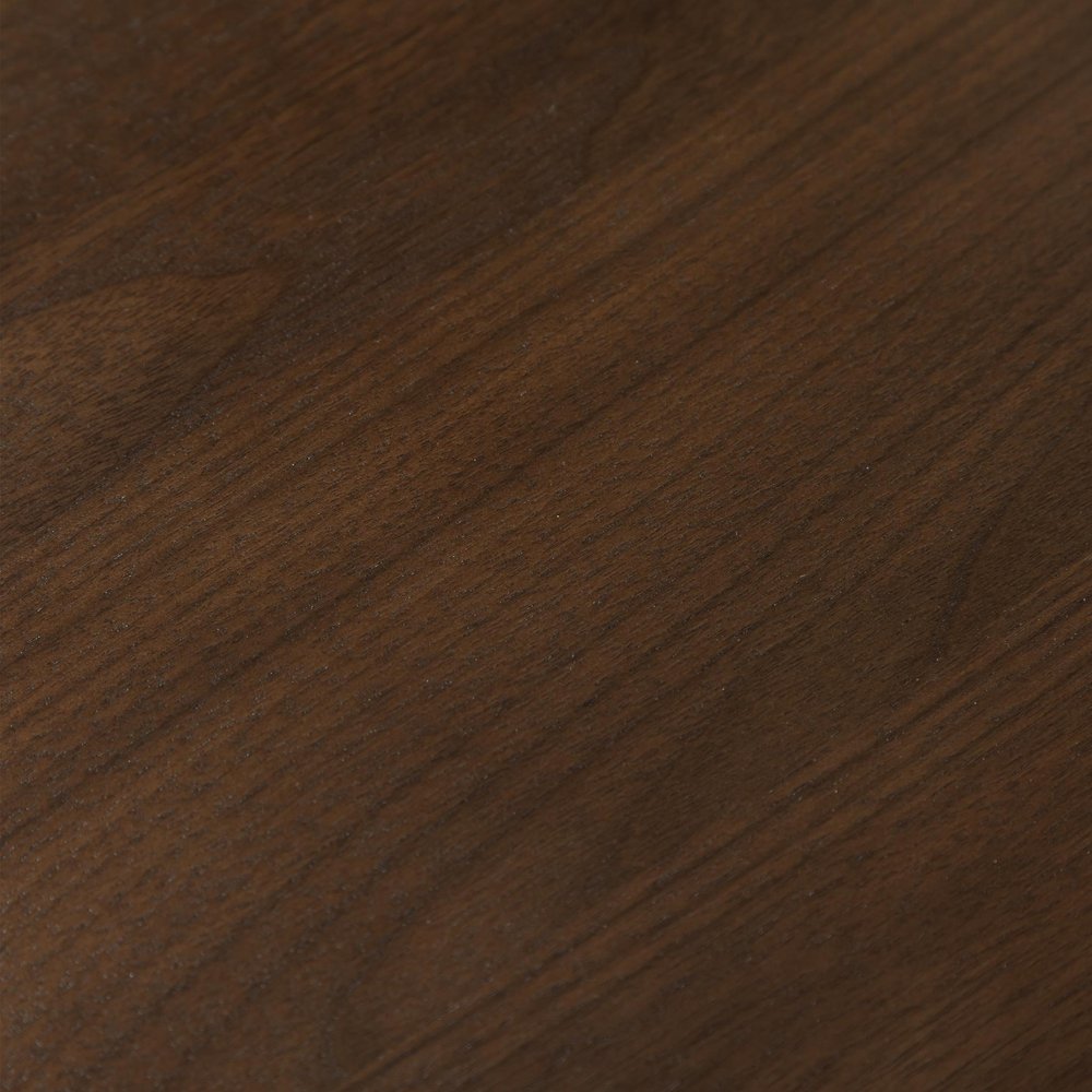 67" Walnut Wood Double Pedestal Base Oval Dining Table