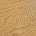 67" Natural Solid Wood Double Pedestal Base Oval Dining Table