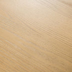 67" Natural Wood Double Pedestal Base Oval Dining Table