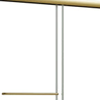 70" X 48" Aluminum and Glass Shower Door