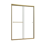 70" X 48" Aluminum and Glass Shower Door