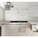 76" X 60" White Glass Sliding Closet Doors