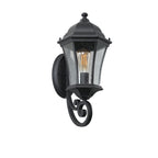 Black Transparent Outdoor Hanging Light With Clear Shades
