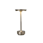 11" Silver Round Table Lamp
