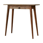 32" Brown Solid Wood Writing Desk