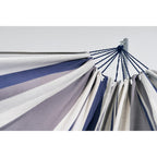 Gray Striped Single Spreader Bar Hammock