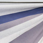 Gray Striped Single Spreader Bar Hammock