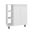 32" White Wood Sideboard With Two Doors