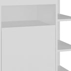 26" White Wood Sideboard