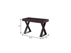 47" Espresso Wood Writing Desk