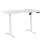 Adjustable White Wood and Steel Standing Desk