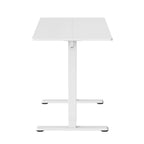 Adjustable White Wood and Steel Standing Desk