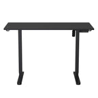 Adjustable Black Wood and Steel Standing Desk