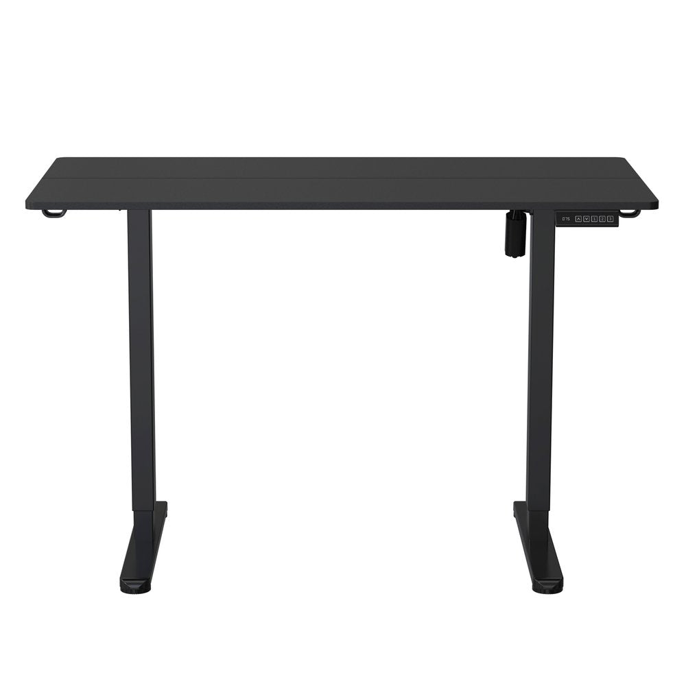 Adjustable Black Wood and Steel Standing Desk