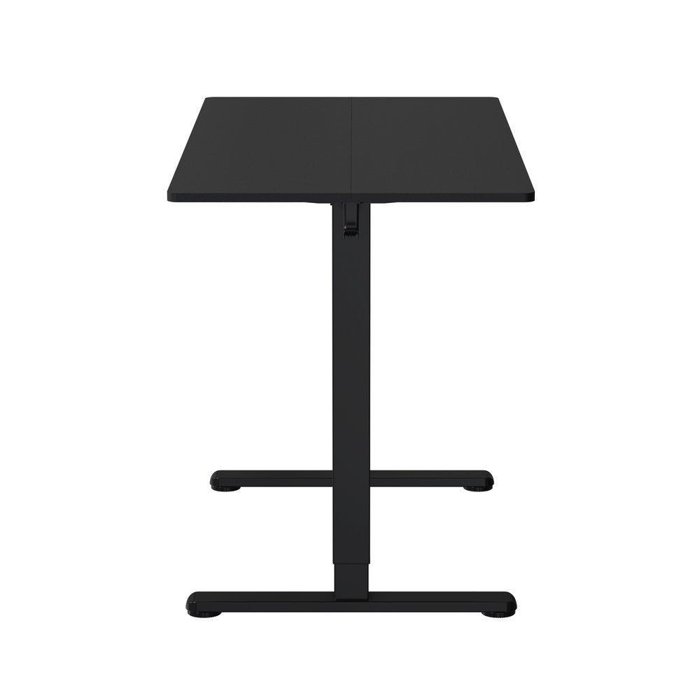 Adjustable Black Wood and Steel Standing Desk