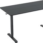 Adjustable Black Wood and Steel Standing Desk