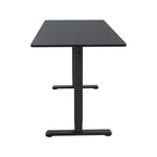 Adjustable Black Wood and Steel Standing Desk