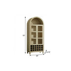 70" White Wood Two Door Pantry Or Storage Closet