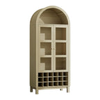 70" White Wood Two Door Pantry Or Storage Closet