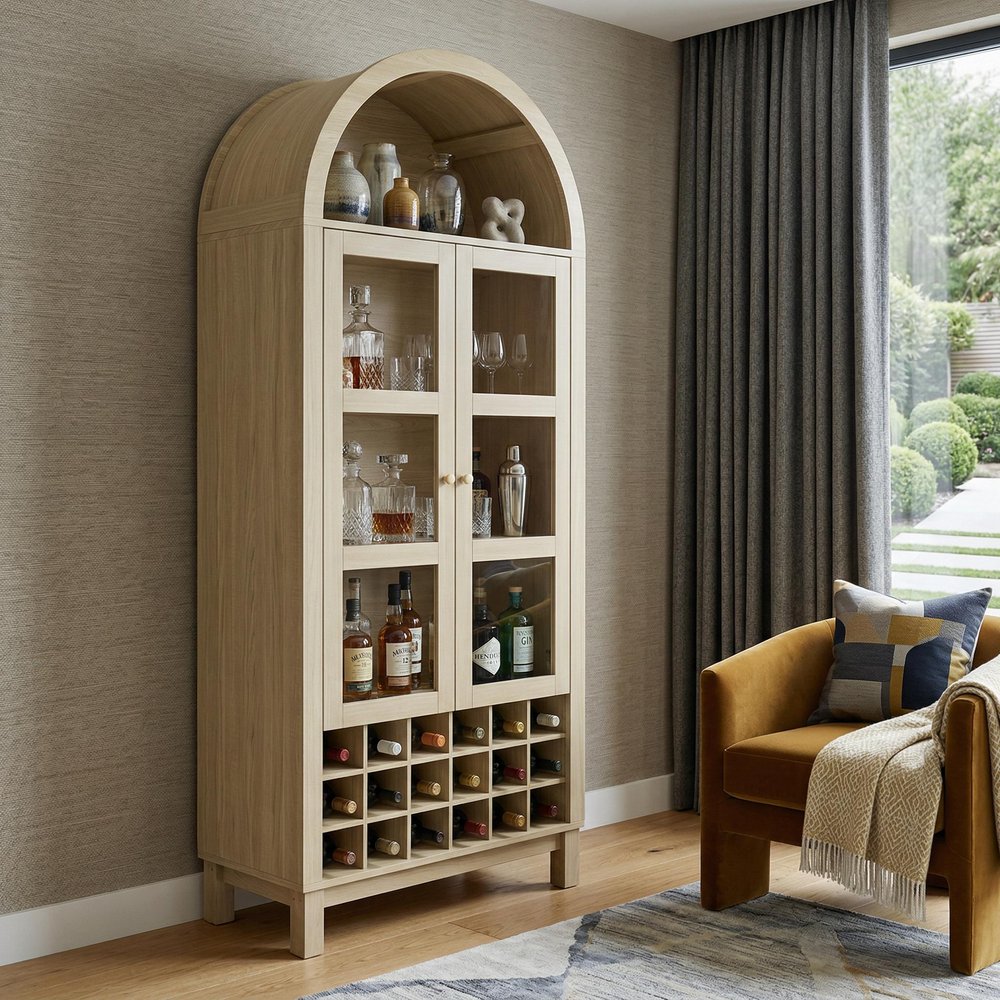 70" White Wood Two Door Pantry Or Storage Closet