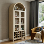 70" White Wood Two Door Pantry Or Storage Closet