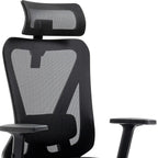Black And Silver Adjustable Height Swivel Rolling Office Chair