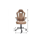 Camel Adjustable Height Swivel Rolling Office Chair