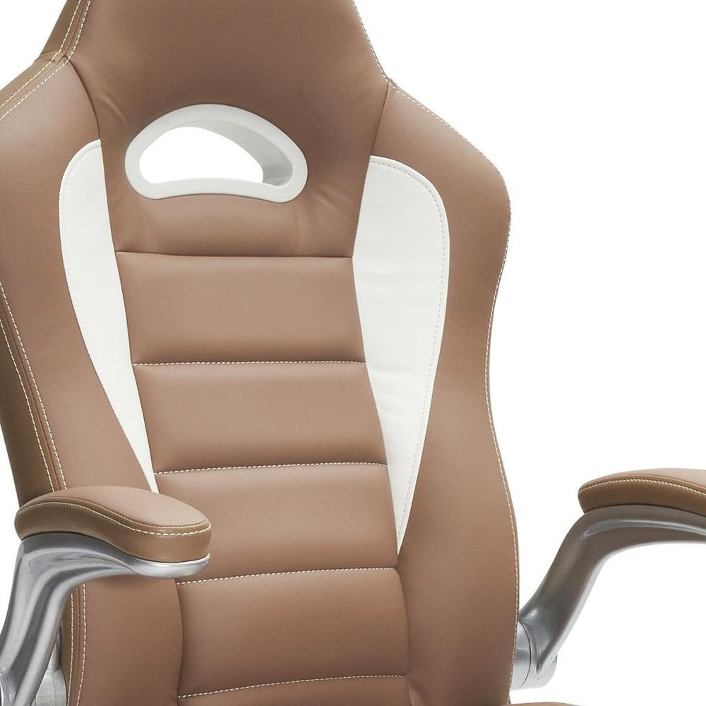 Camel Adjustable Height Swivel Rolling Office Chair