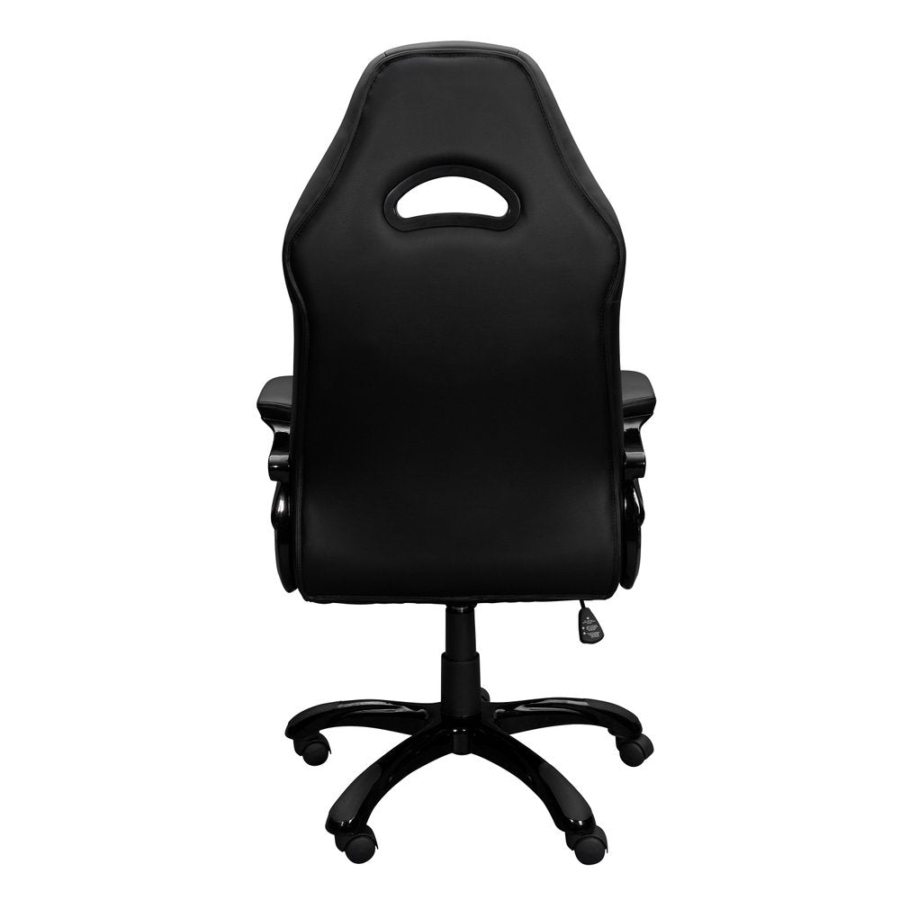Black Adjustable Height Swivel Rolling Executive Office Chair