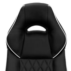 Black Adjustable Height Swivel Rolling Executive Office Chair