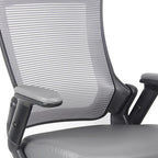 Brown Adjustable Height Swivel Rolling Office Chair