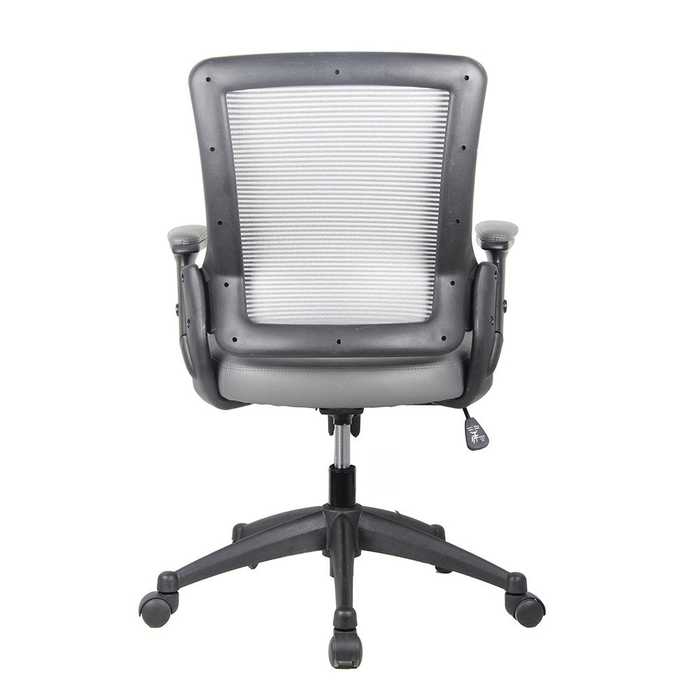 Brown Adjustable Height Swivel Rolling Office Chair