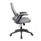 Brown Adjustable Height Swivel Rolling Office Chair