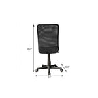 Black Swivel Rolling Office Chair