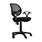 Black Swivel Rolling Office Chair