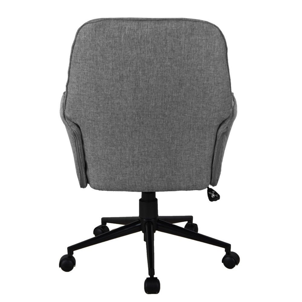 Gray Adjustable Height Swivel Rolling Office Chair