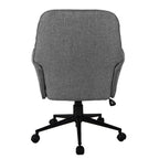 Gray Adjustable Height Swivel Rolling Office Chair