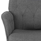 Gray Adjustable Height Swivel Rolling Office Chair