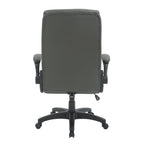 Gray Adjustable Height Swivel Rolling Executive Office Chair