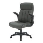 Gray Adjustable Height Swivel Rolling Executive Office Chair