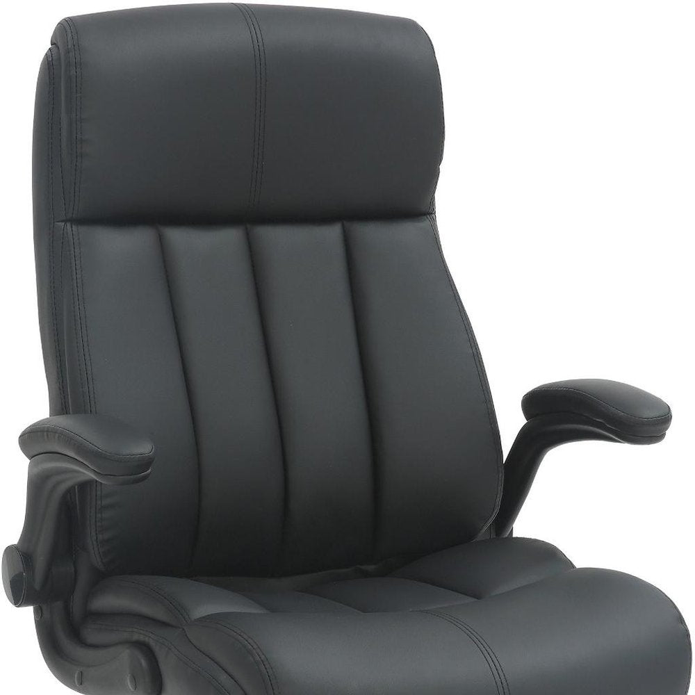 Gray Adjustable Height Swivel Rolling Executive Office Chair