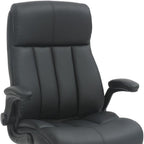 Gray Adjustable Height Swivel Rolling Executive Office Chair