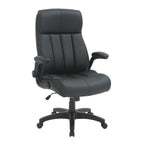 Gray Adjustable Height Swivel Rolling Executive Office Chair