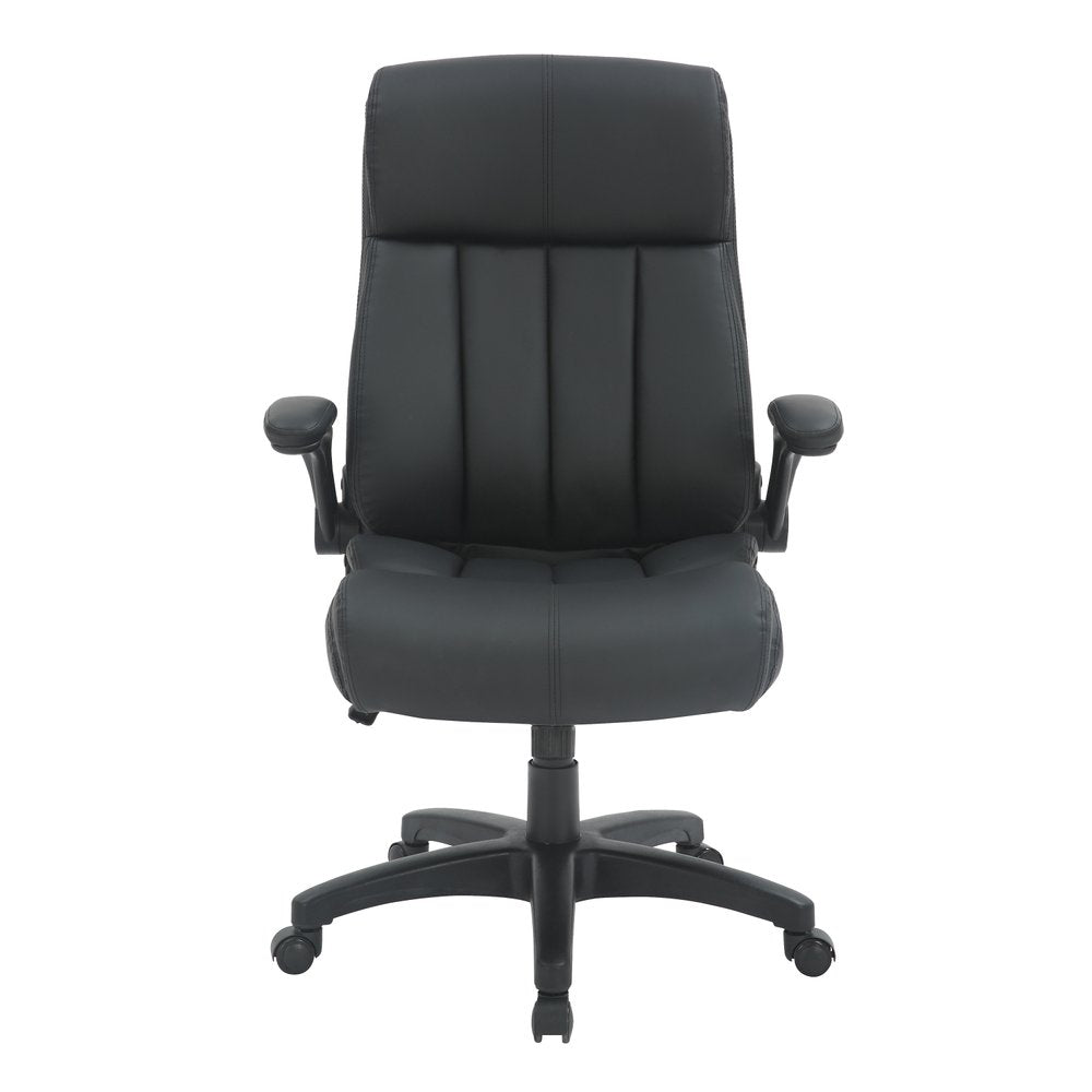 Gray Adjustable Height Swivel Rolling Executive Office Chair