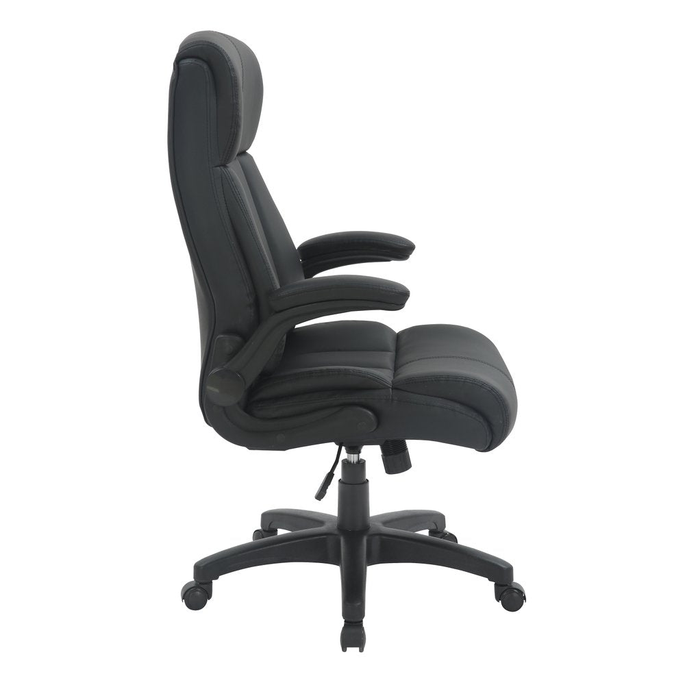 Gray Adjustable Height Swivel Rolling Executive Office Chair